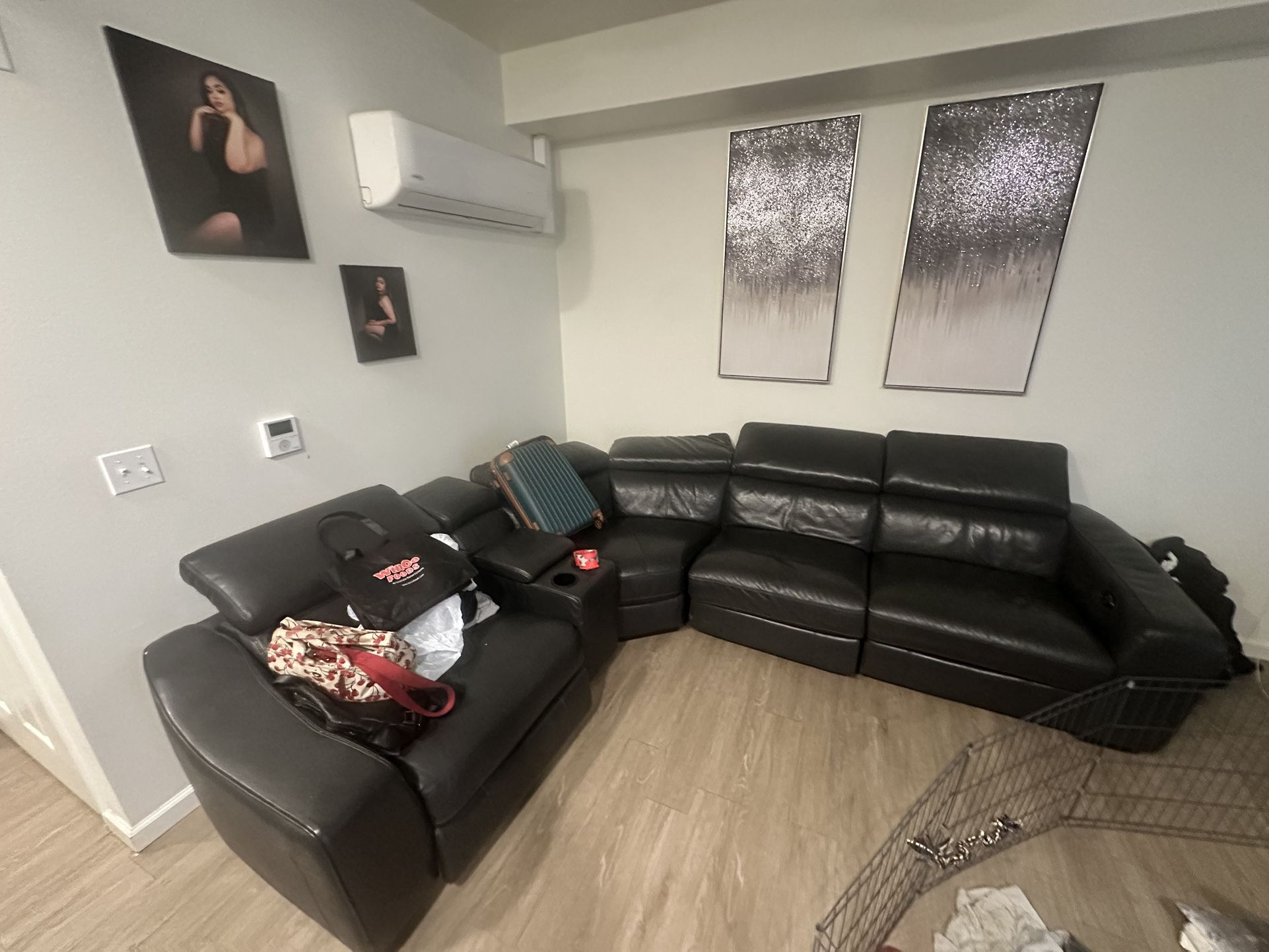 Leather Electric Couch OBO