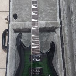 Jackson Dinky Electric Guitar Trans Green Burst