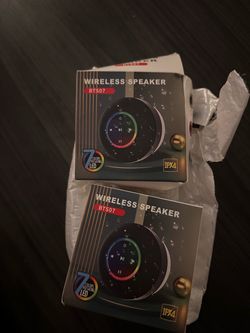 Wireless shower speakers