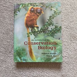 College Textbook Conservation biology , An Introduction To