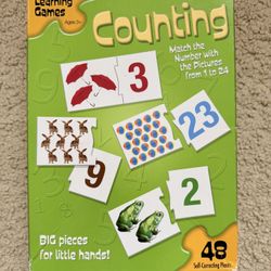 Learning Games Counting 48 Self-Correcting Pieces