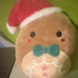 Gingerbread Christmas stuffed animal Squishmallows