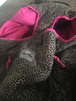 Leopard shopping cart cover