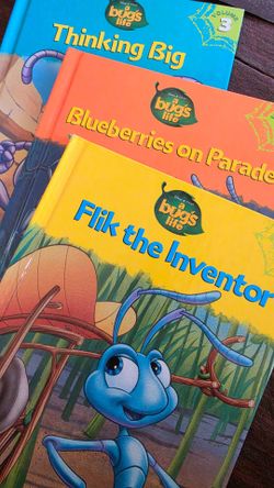 Set of 3 Hardcover A Bugs Life Books