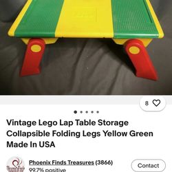 Lego Table Storage With Legos 