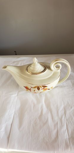 Hall's Vintage Autumn Leaf Jewel Tea Pot