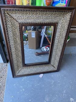 Animal Print Mirror