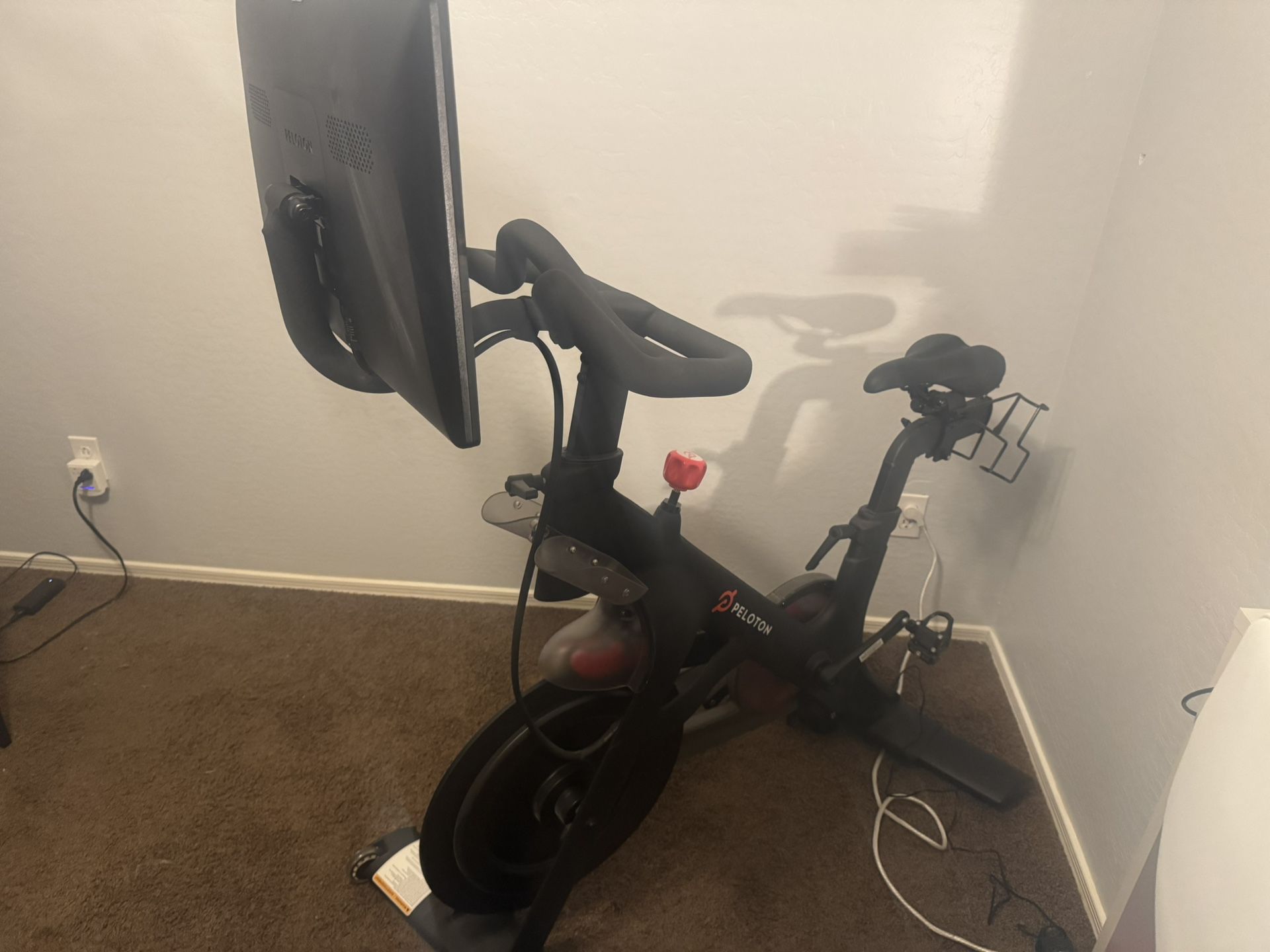 Peloton Bike & shoes
