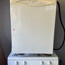 Dishwasher and stove 