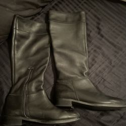 Black Leather Boots