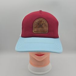 Legacy Siesta Key Beach Florida TruckerAdjustable SnapbackHat