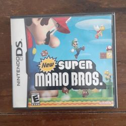Super Mario bros Nintendo DS Game case with manual only.