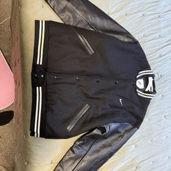 Nike Varsity Jacket Leather
