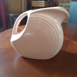 Vintage Fiestaware Disc/Disk Pitcher in Apricot 