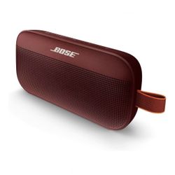 Bose SoundLink Flex Bluetooth Speaker, Portable Speaker with Microphone, Wireless Waterproof Speaker for Travel, Outdoor and Pool Use, Carmine Red