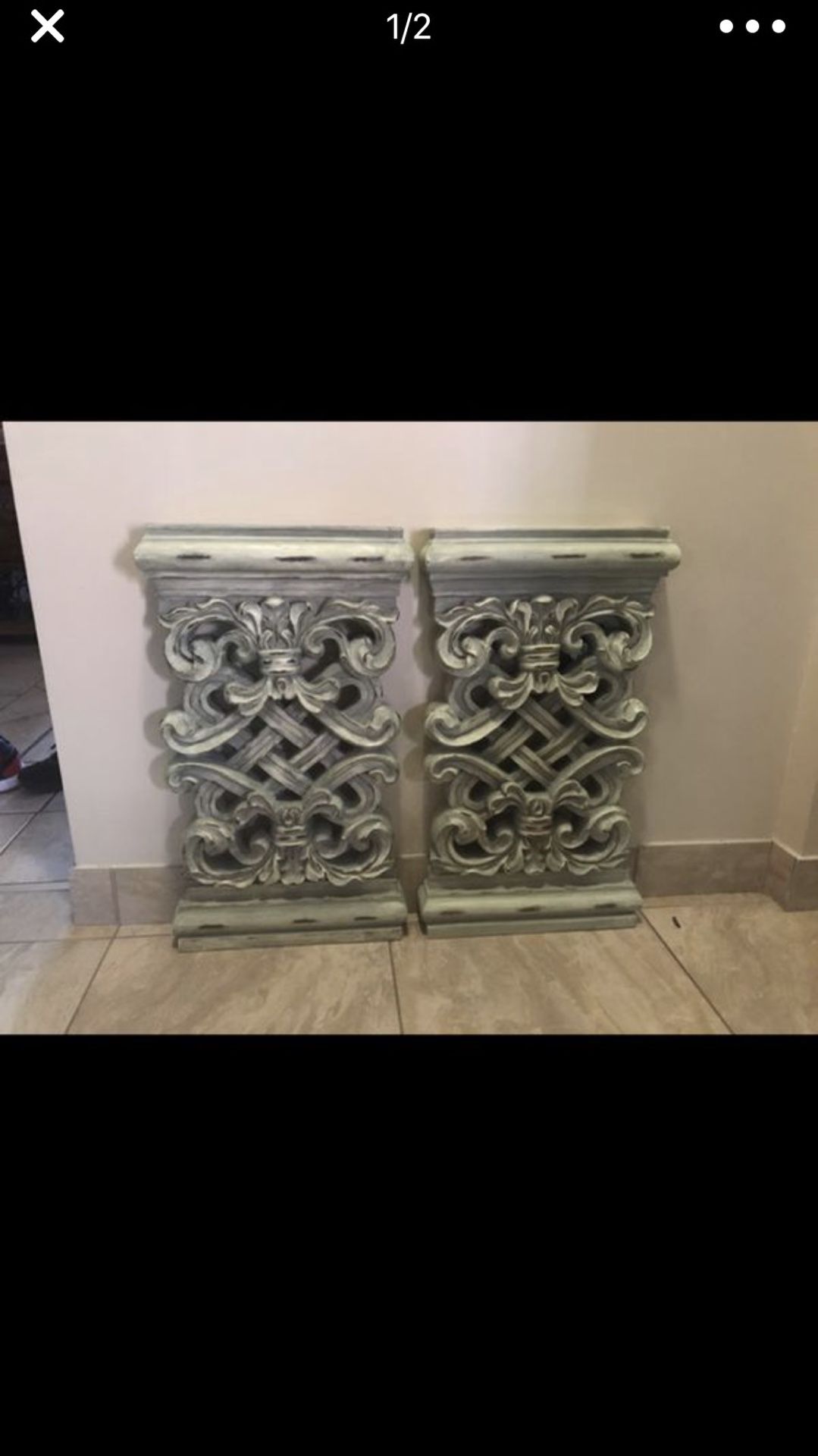 Set of tow wall decore