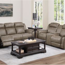 2-PCS Sofa and Love Seat Recliners In Offer 🔥🔥🔥