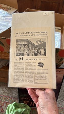 1927 Milwaukee Road magazine ad