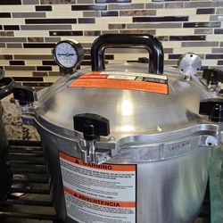 All american canner,  jars,  lids