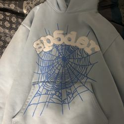 blue spider hoodie