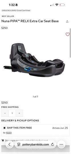 Nuna pipa rx car seat plus base !