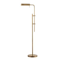 O’Bright Cedric LED floor Lamp In (Antique Brass)