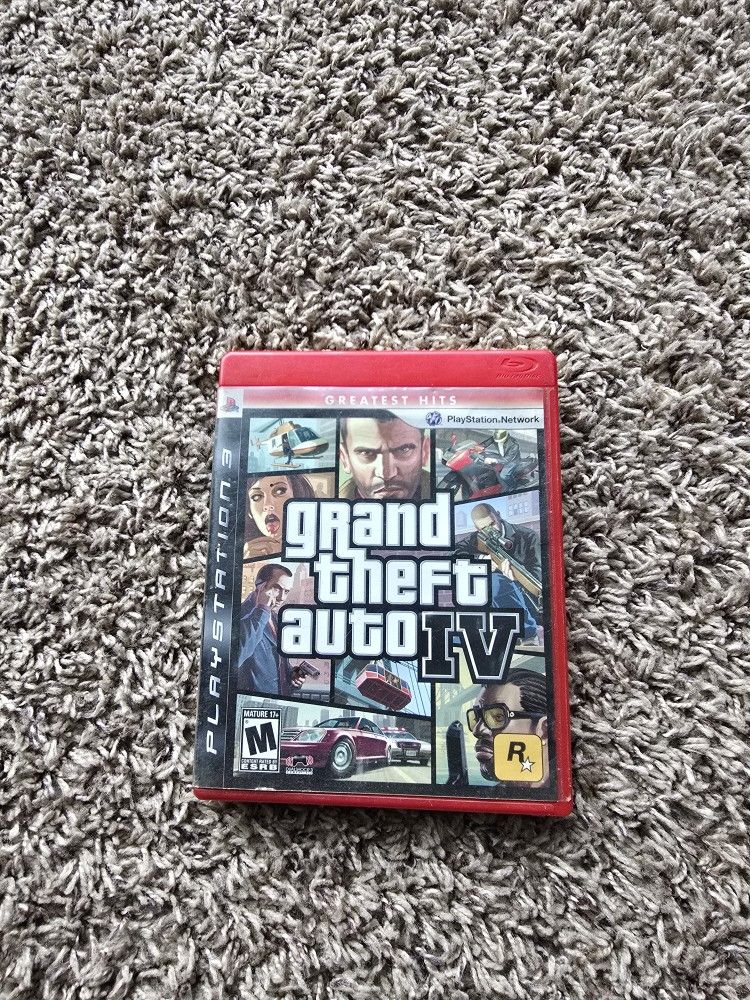 Playstation 3 "Grand Theft Auto 4" Game