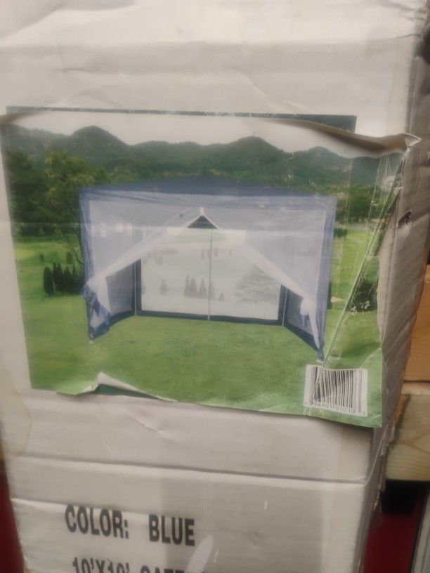 10x10 Gazebo With Net 