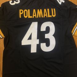 Polamalu Black Steeler Men Jersey