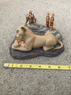 Disney Lion king porcelain figure simba