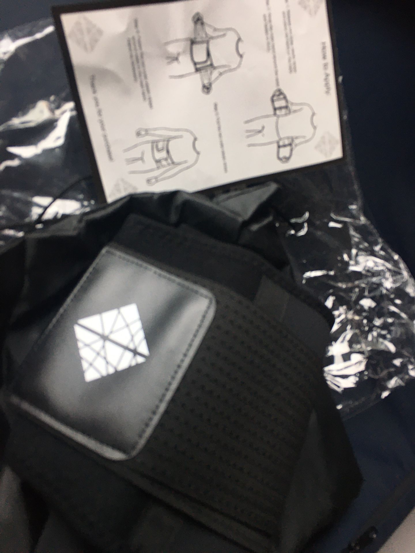 Compression breathable waistband unisex size M