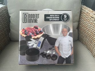 Robert Irvine 9-Piece Digital Scale & Measuring Set