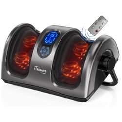 new TISSCARE Shiatsu Foot Massager with Heat Foot Massager for Plantar Fasciitis, Neuropathy, Circulation and Pain Relief, Massage Feet/Leg/Calf/Ankle