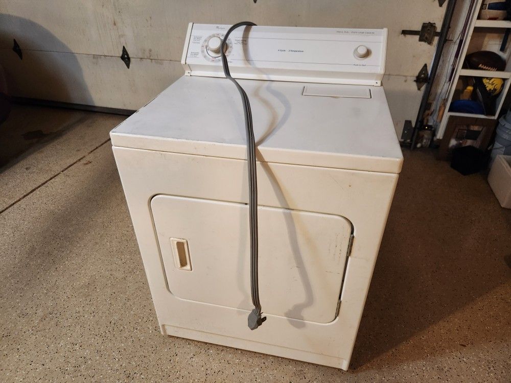 Whirlpool Electric Clothes Dryer White