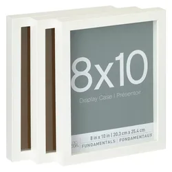 White Shadow Boxes - 3 Pack 8x10