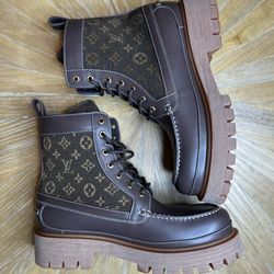 Louis Vuitton monogram Remix Boots- Brand New With Box