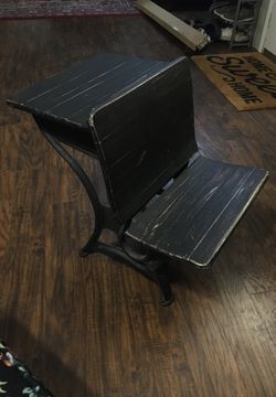Antique schoolhouse desk