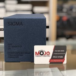 Sigma 17-40 F/1.8 Fuji X Mount