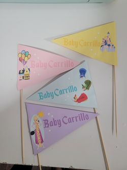 Disneyland Centerpieces Flags