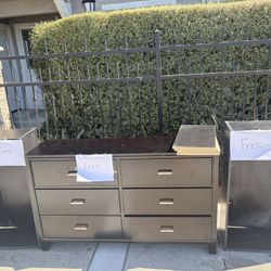Free Black Dresser And Book Shelves Panorama City