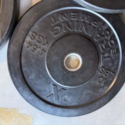 Rubber Barbell Plates - $1 Per Pound