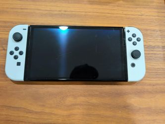 Nintendo Switch OLED White - Dock + Accessories - No Joy-Con Drift