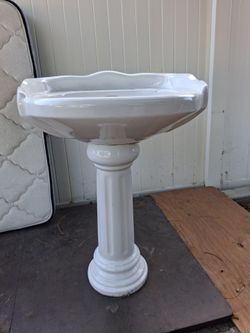 Pedestal Sink!Lavamanos/25×35"!