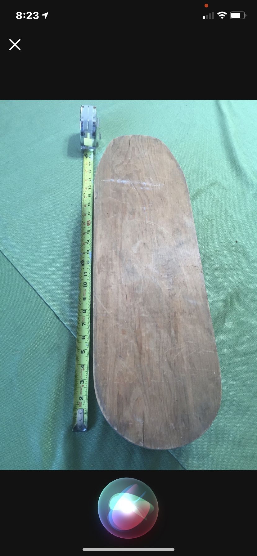 Vintage Antique Folding Wood 2 Sided Table Top Ironing Board