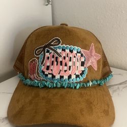 Custom Suede Western Trucker Hat