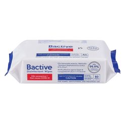 Bactive Disinfecting Wipes - 80 Count