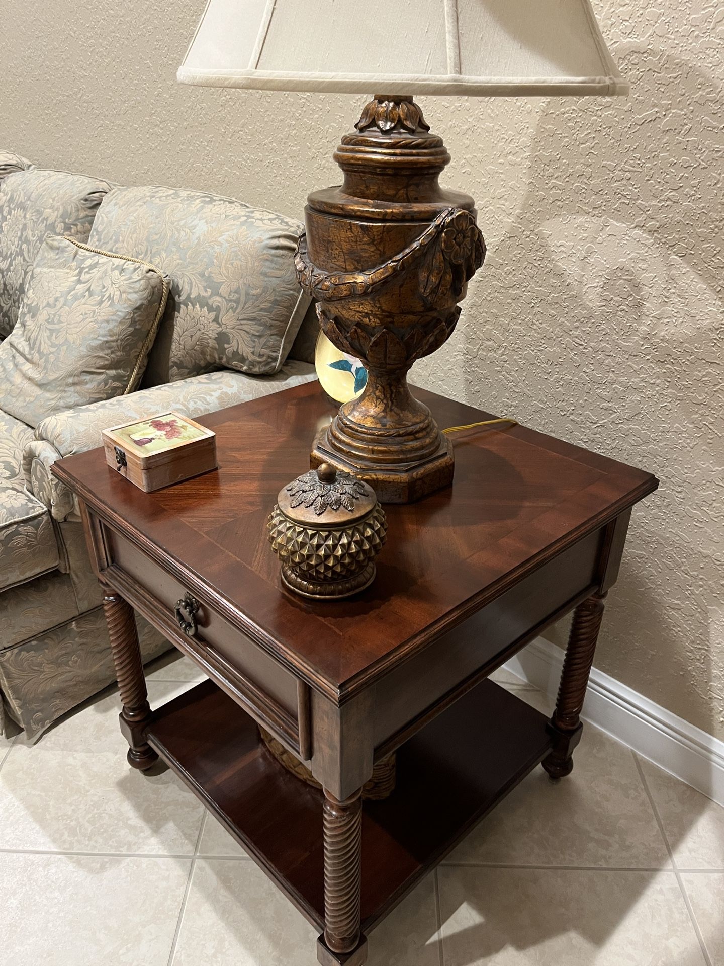 Solid Wood Thomasville End Table