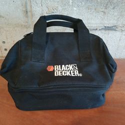 13" Black And Decker Tool Bag Good Condition 