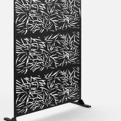 76-in-x-47-2-in-Laser-Cut-Metal-Black-Outdoor-Privacy-Screen