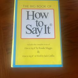 Book How To Say It 